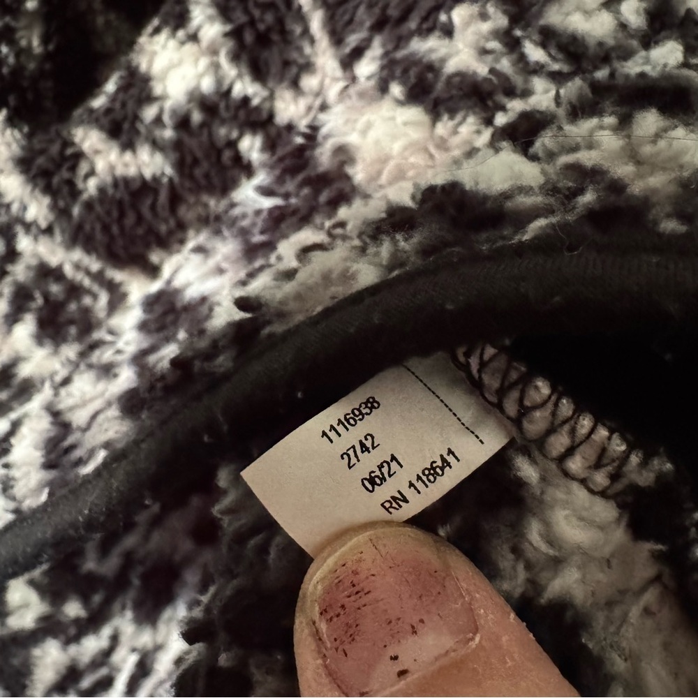 Cozy Sherpa Fleece Quarter Zip Pullover Animal Print Plus 14/16 Livi Streetwear - Picture 11 of 13
